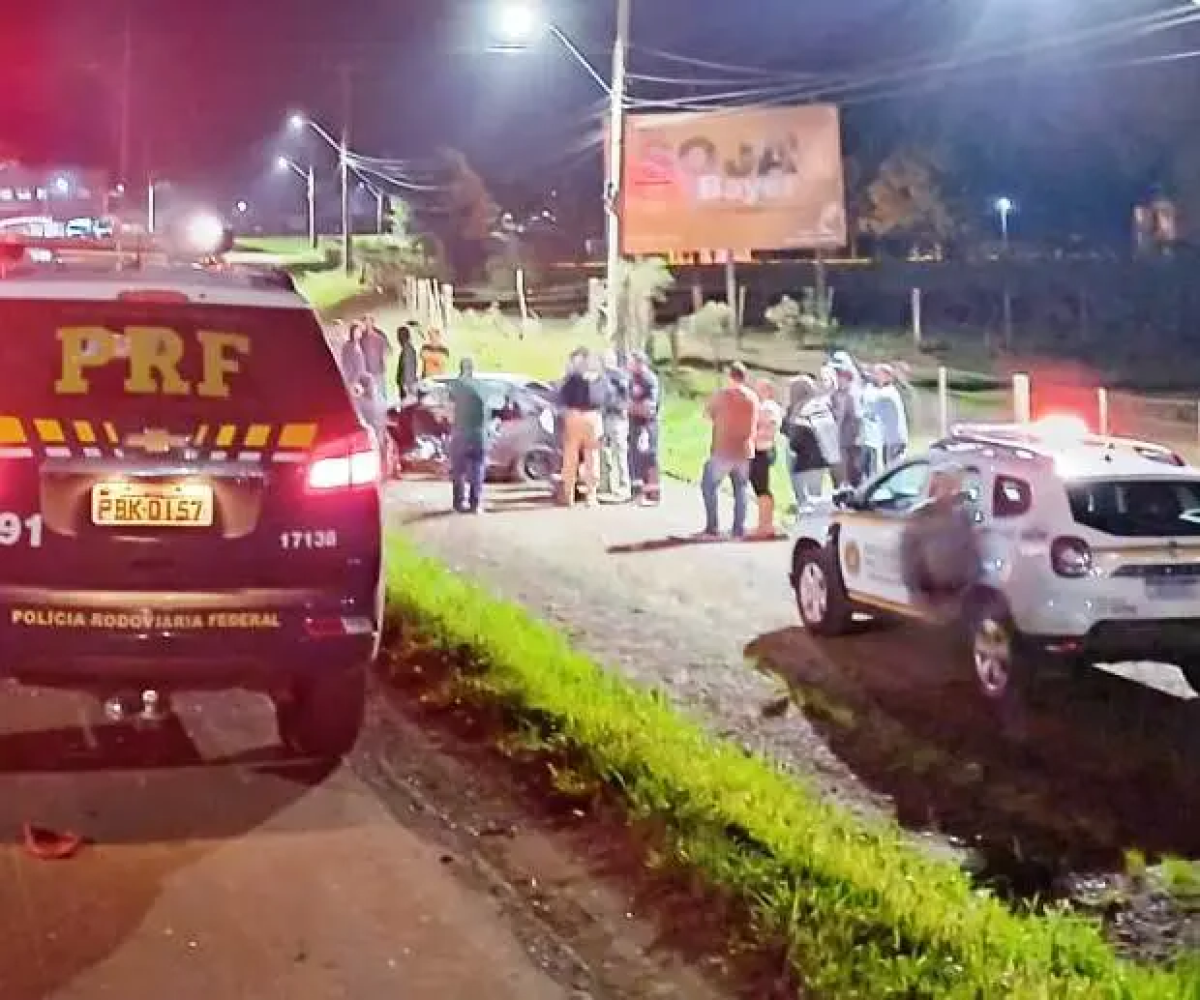 Trnsito -   Motorista morre em acidente na BR-285, em Vacaria