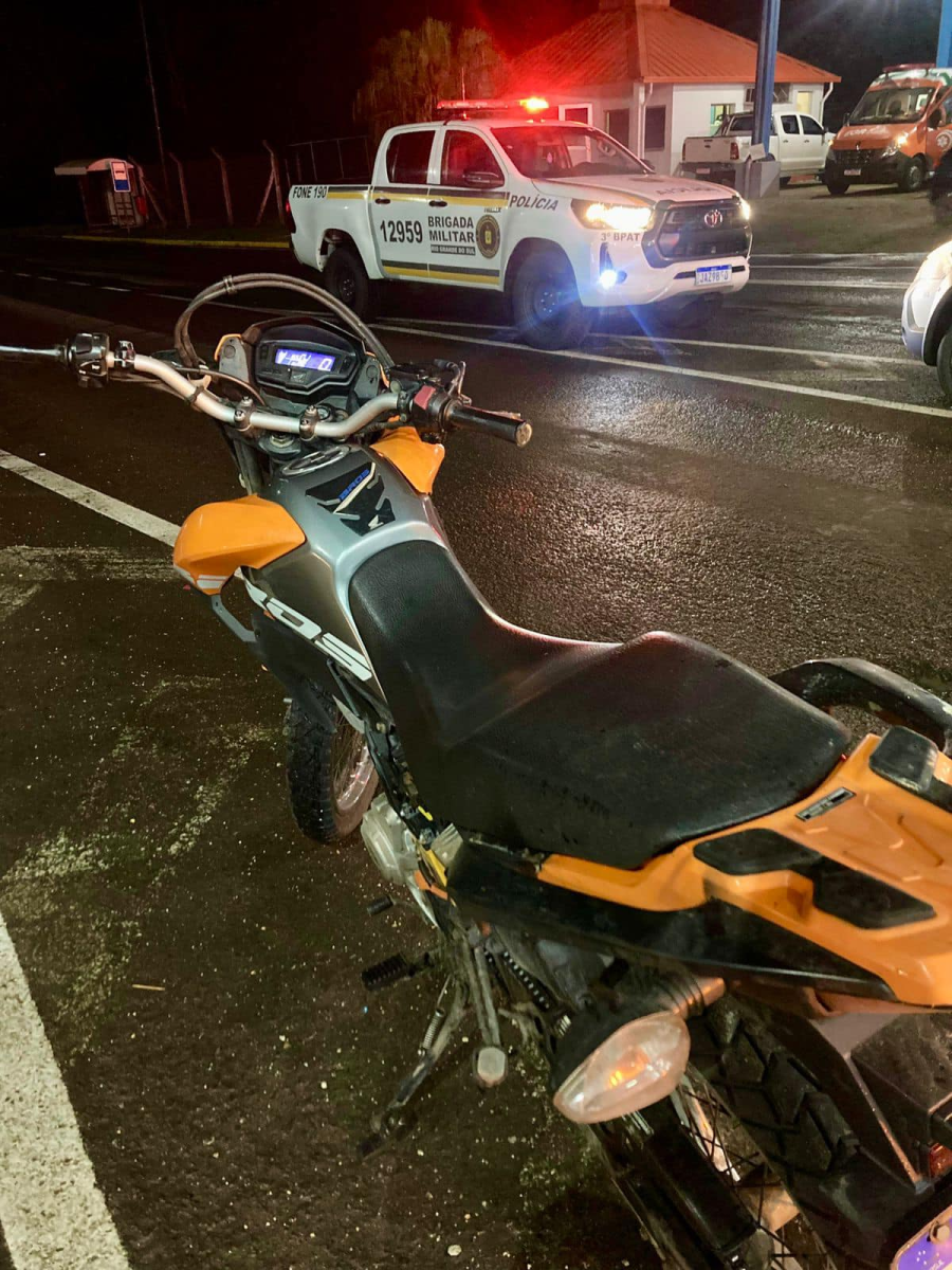 Segurana - Brigada Militar prende homem por receptao de motocicleta em Boa Vista do Sul