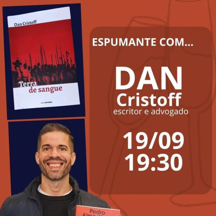 LANAMENTO DE LIVRO -  Nessa quinta, o programa " Espumante com..." apresenta o advogado, professor, escritor, produtor cultural cineasta, Dan Cristoff