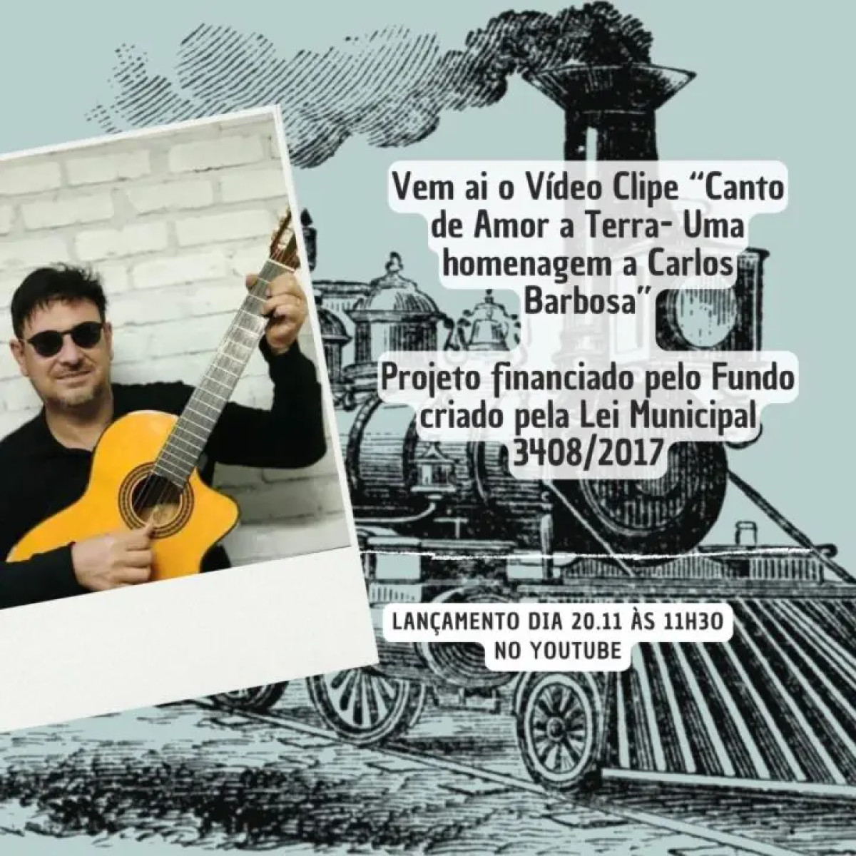  Joce Sampaio lana clipe em Homenagem a Carlos Barbosa