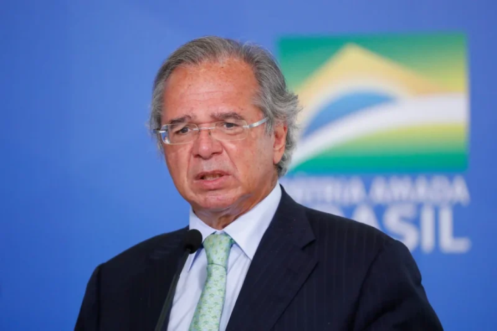 PAULO GUEDES FAR PALESTRA EM PORTO ALEGRE, RS, SEGUNDA-FEIRA, 4