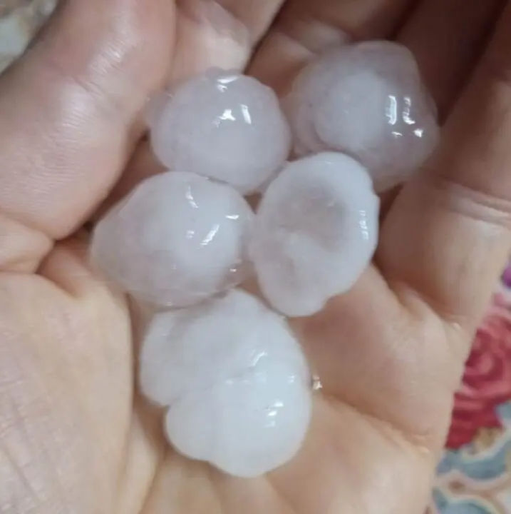 Queda de granizo em Garibaldi e Farroupilha