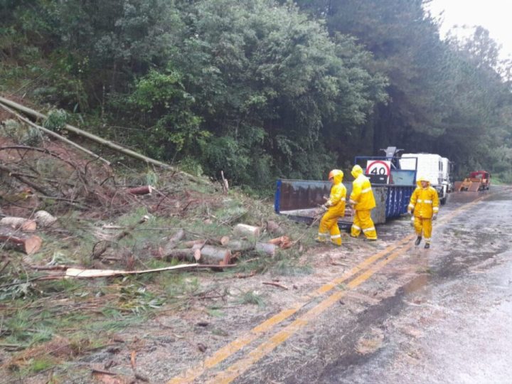 Rodovias ainda bloqueadas nesta sexta, 24, na Serra Gacha/Foto: ilustrativa